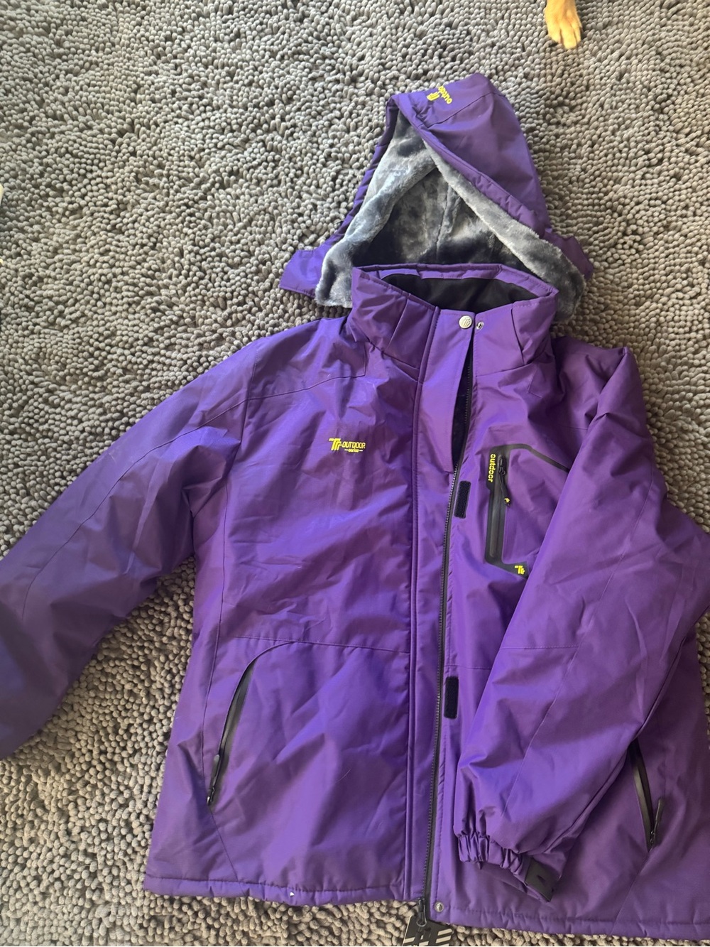 Purple Waterproof Winter Jacket